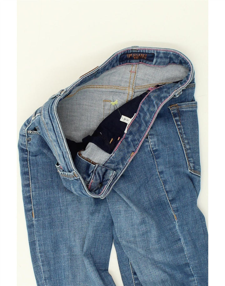TRUSSARDI Womens Skinny Jeans W26 L30  Blue Vintage Trussardi and Second-Hand Trussardi from Messina Hembry 