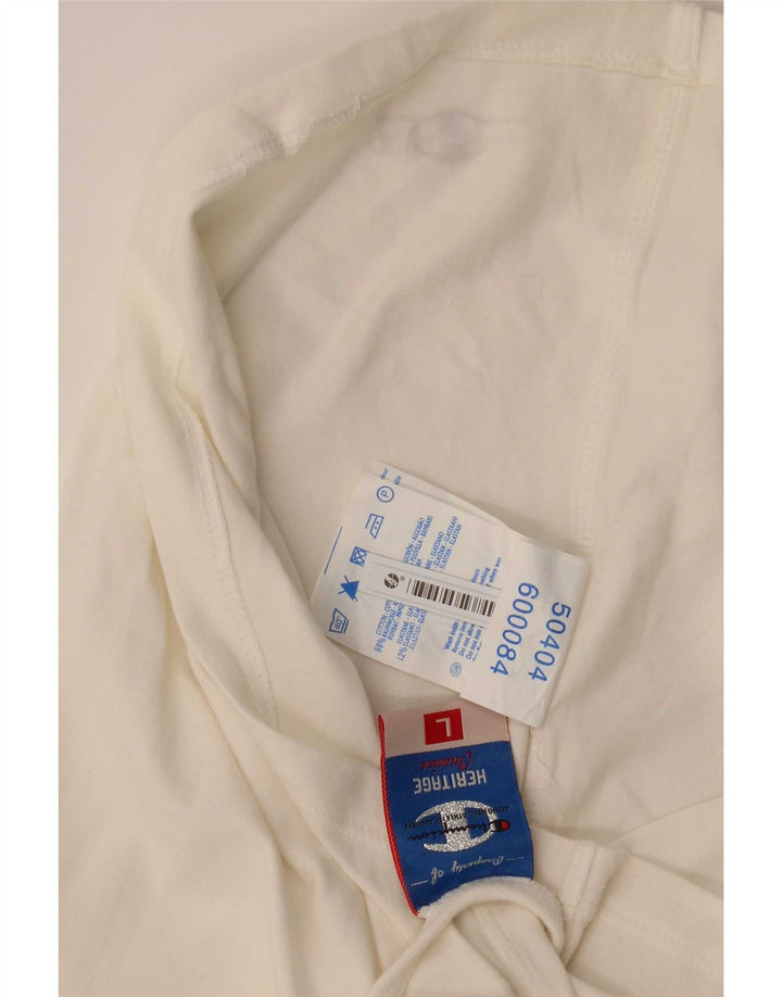 Champion Womens Vest Top UK 14 Large White Cotton