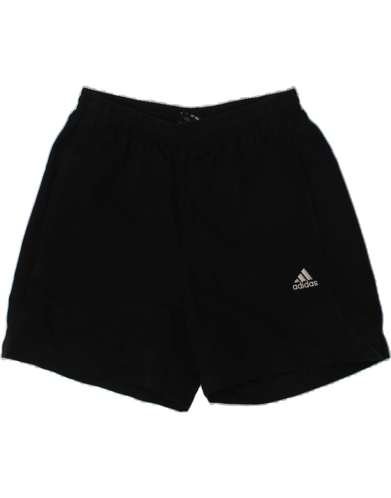 ADIDAS Boys Sport Shorts 11-12 Years Black Polyester | Vintage Adidas | Thrift | Second-Hand Adidas | Used Clothing | Messina Hembry 