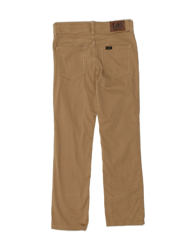 LEE Boys X-treme Comfort Chino Trousers 11-12 Years W26 L25  Brown Cotton | Vintage Lee | Thrift | Second-Hand Lee | Used Clothing | Messina Hembry 