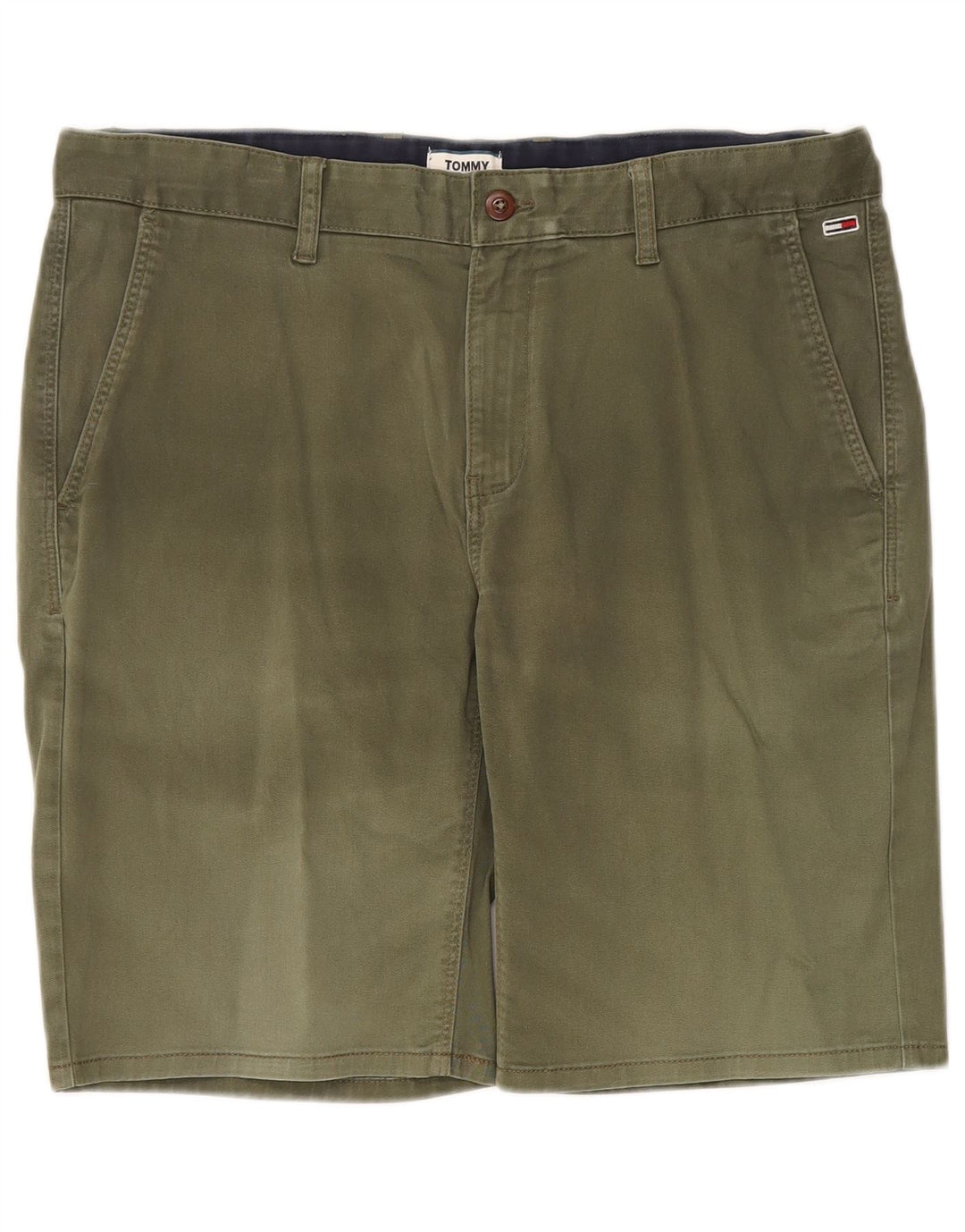 Tommy Hilfiger Mens Chino Shorts W36 Large Khaki Cotton