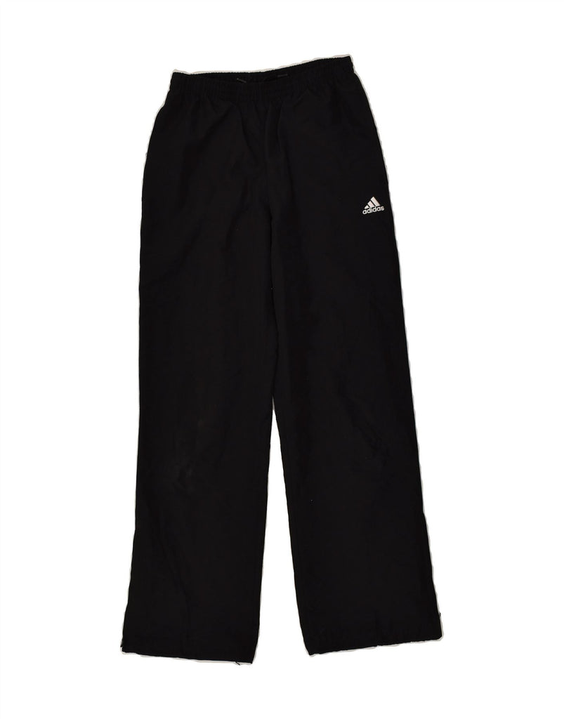 ADIDAS Boys Tracksuit Trousers 11-12 Years Black Polyester | Vintage Adidas | Thrift | Second-Hand Adidas | Used Clothing | Messina Hembry 