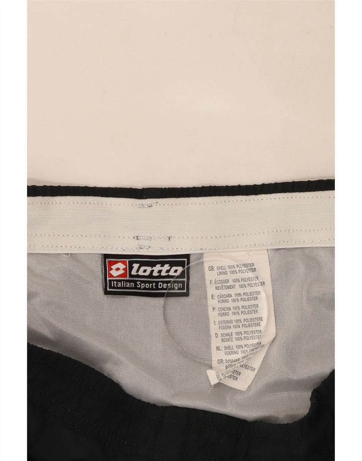 Lotto Mens Sport Shorts Large Navy Blue Colourblock Polyester