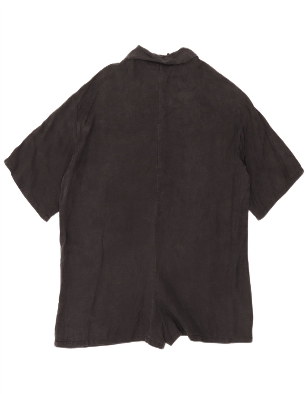 Zara Womens Oversized Playsuit UK 10 Small Black