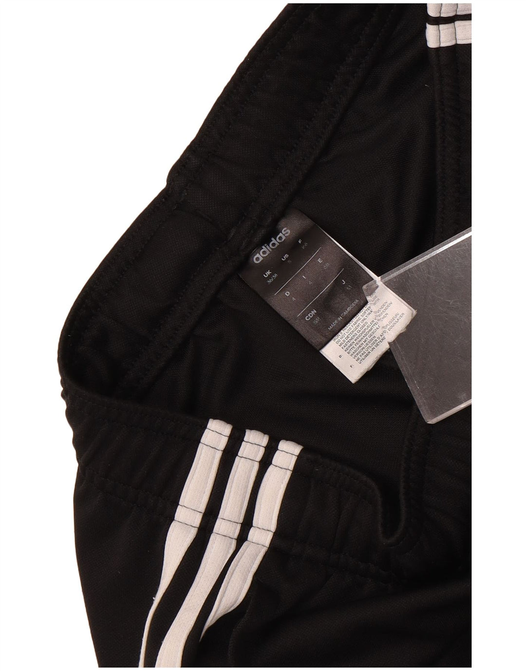 Adidas Boys Tracksuit Trousers 13-14 Years Black Polyester