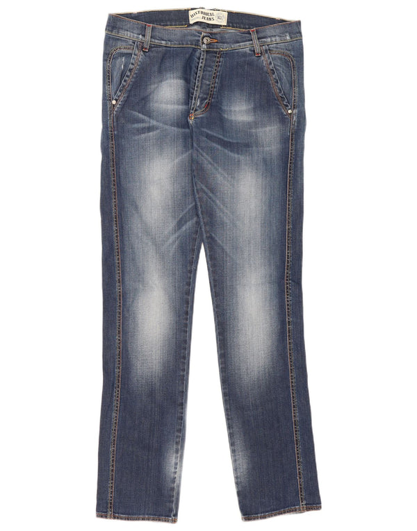 Roy Rogers Mens Straight Jeans IT 52 XL W38 L34 Blue Cotton