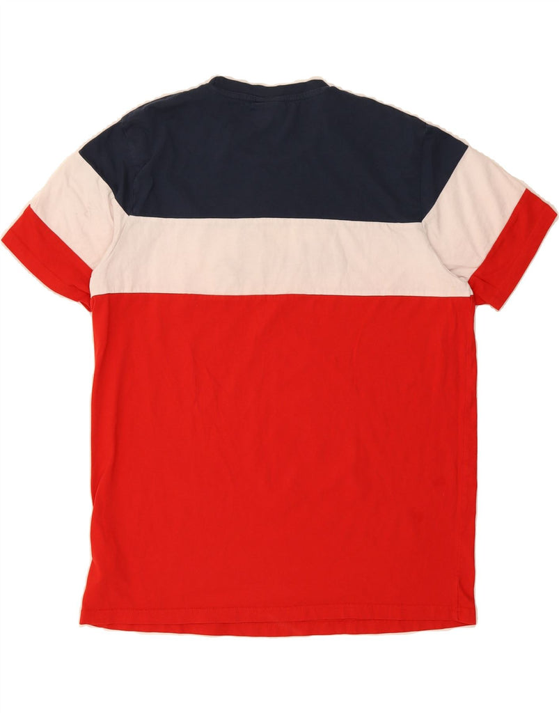 ELLESSE Mens Graphic T-Shirt Top XL Multicoloured Colourblock Cotton Vintage Ellesse and Second-Hand Ellesse from Messina Hembry 
