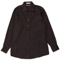 Calvin Klein Mens Shirt Size 15 1/2 Medium Black Cotton