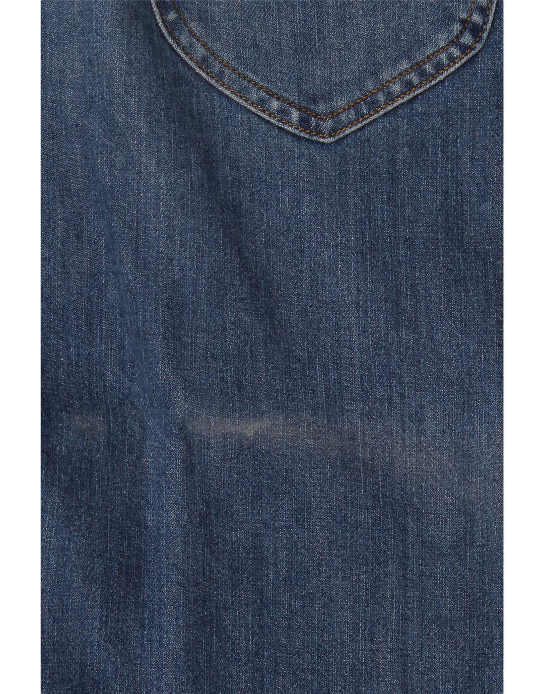 Lee Womens Daren Zip Fly Straight Jeans W32 L30 Blue Cotton