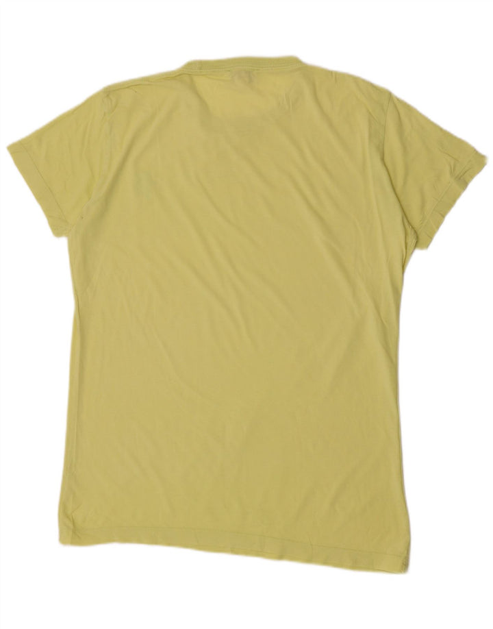 Diesel Mens T-Shirt Top XL Yellow