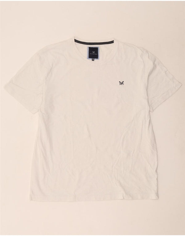 Crew Clothing Mens T-Shirt Top 2XL White Cotton