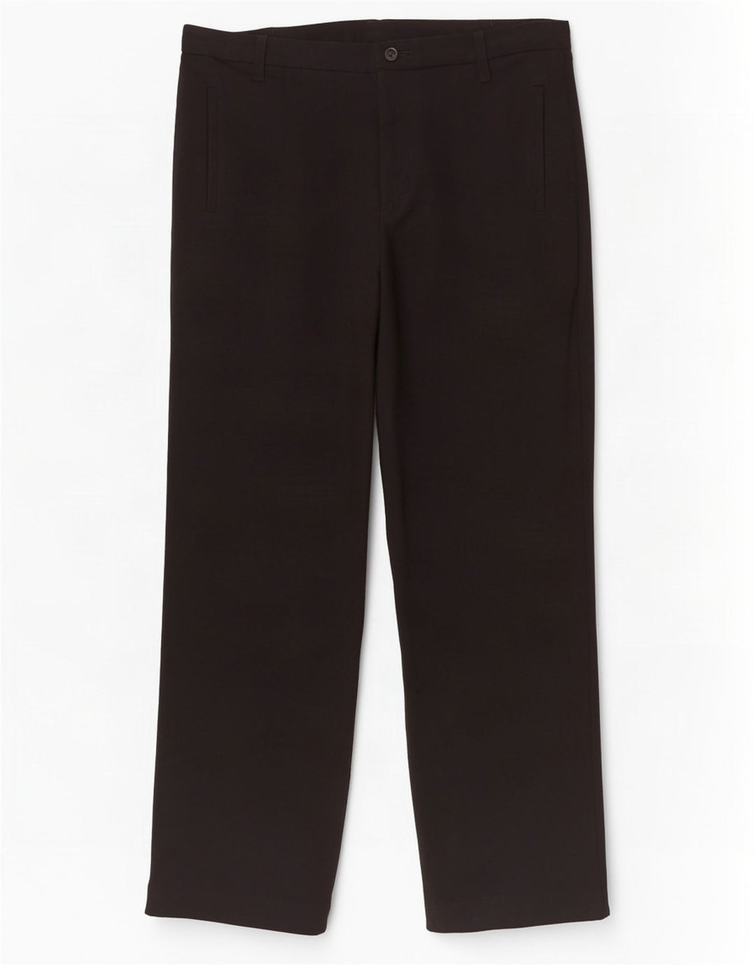 Marks & Spencer Womens Straight Suit Trousers UK 14 Medium W34 L30 Black