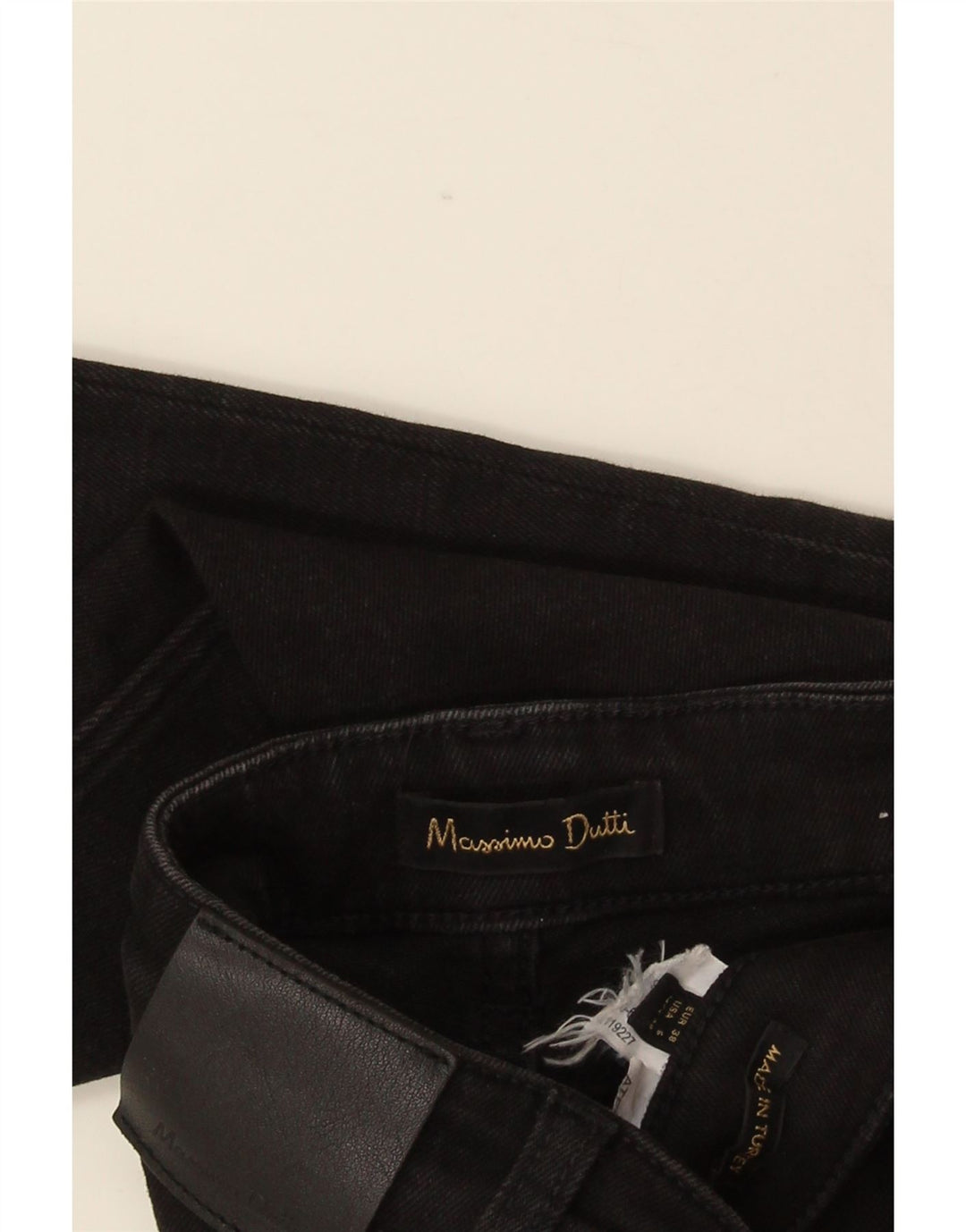 Massimo Dutti Womens Bootcut Jeans EU 38 Small W28 L32 Black