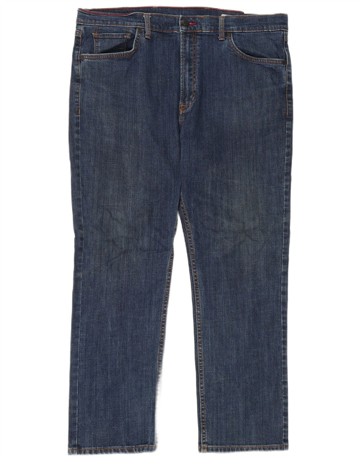Marks & Spencer Mens Regular Straight Jeans W38 L29 Blue Cotton