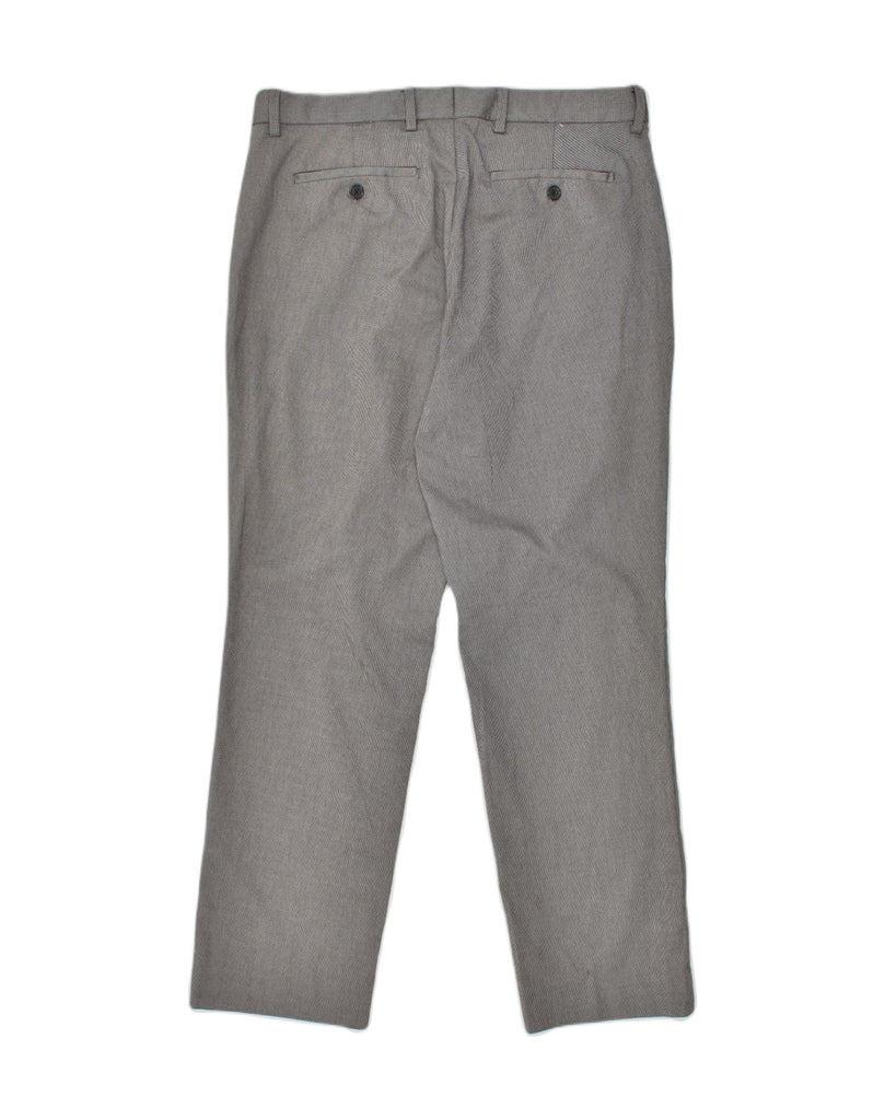 BANANA REPUBLIC Mens Slim Fit Casual Trousers W33 L30 Grey Cotton | Vintage Banana Republic | Thrift | Second-Hand Banana Republic | Used Clothing | Messina Hembry 