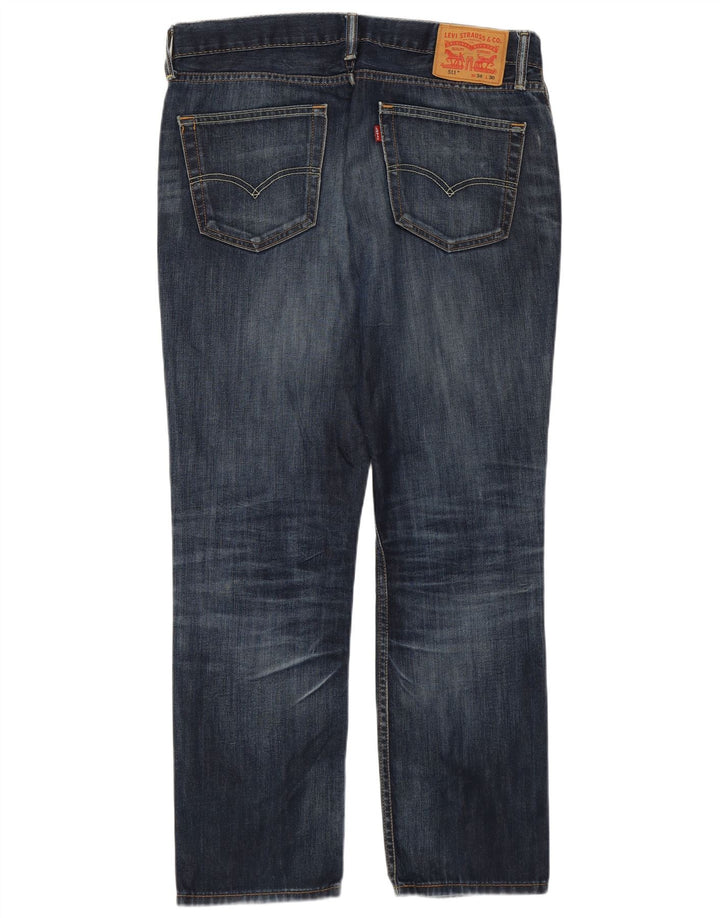 Levi's Mens 511 Slim Jeans W34 L30 Blue Cotton