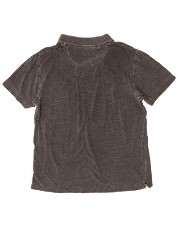 Calvin Klein Jeans Mens Polo Shirt Medium Grey Cotton