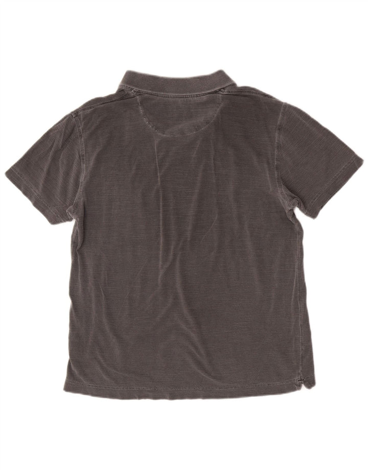 Calvin Klein Jeans Mens Polo Shirt Medium Grey Cotton