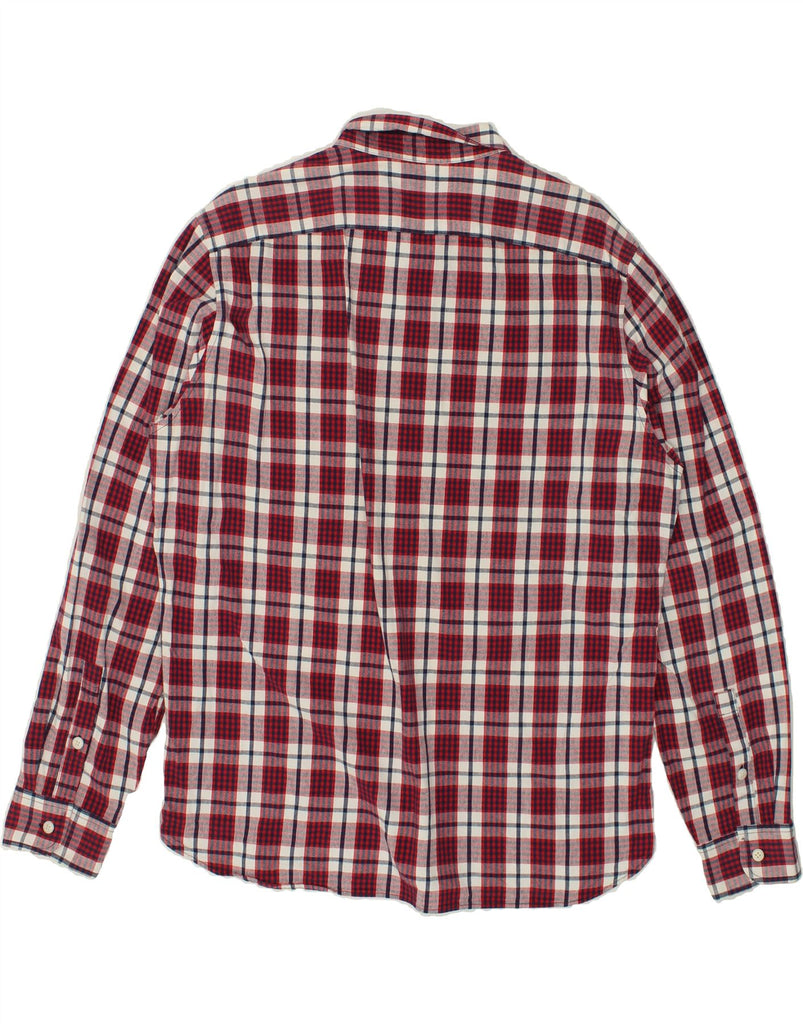 J. CREW Mens Slim Shirt XL Red Check Cotton | Vintage J. Crew | Thrift | Second-Hand J. Crew | Used Clothing | Messina Hembry 