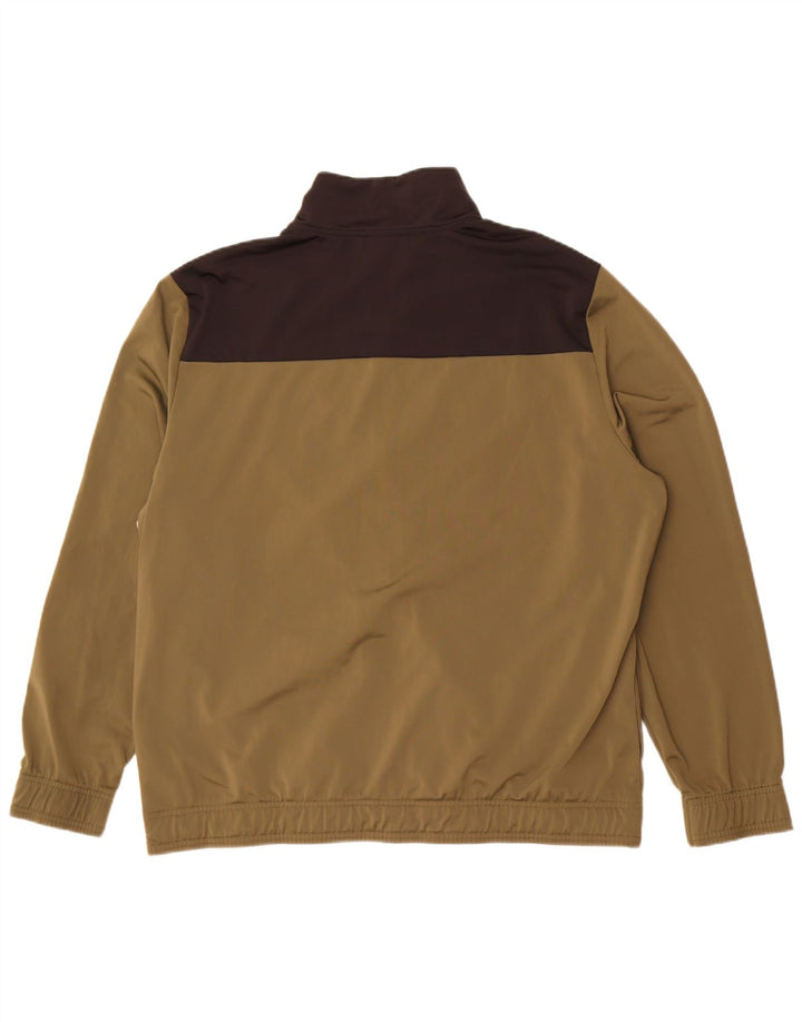 Puma Mens Tracksuit Top Jacket XL Khaki Colourblock Polyester