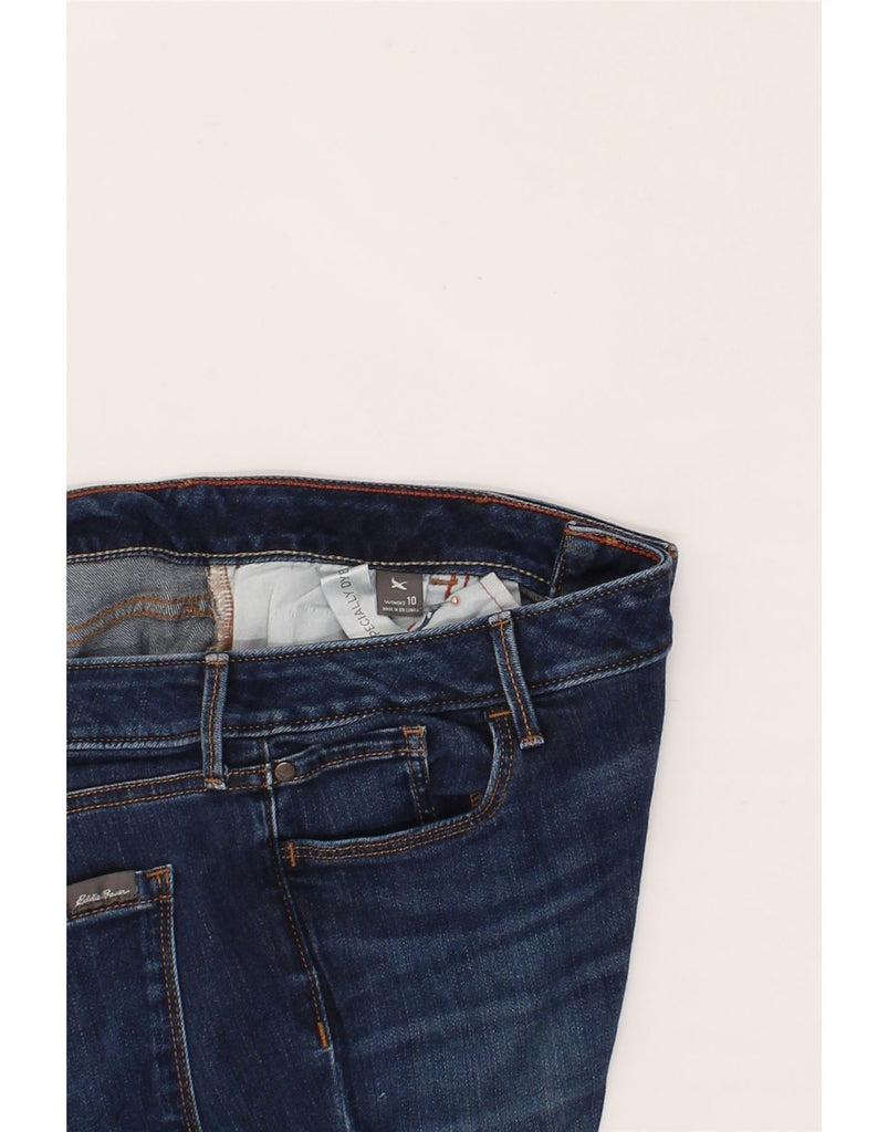 EDDIE BAUER Womens Slight Curve Slim Jeans US 10 Large W30 L32 Navy Blue Vintage Eddie Bauer and Second-Hand Eddie Bauer from Messina Hembry 
