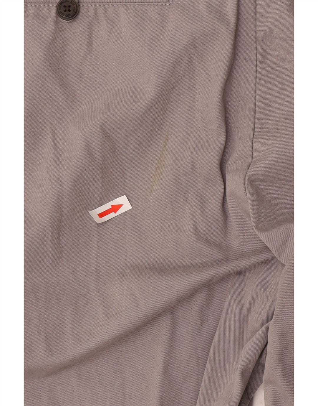 Marks & Spencer Mens Blue Harbour Straight Chino Trousers W36 L29 Grey