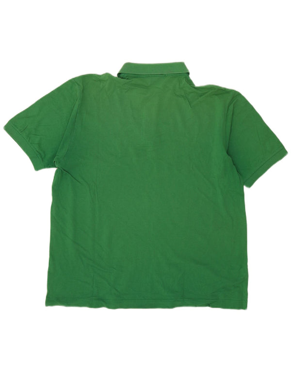 Sergio Tacchini Mens Polo Shirt IT 56 XL Green Cotton