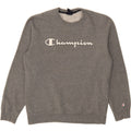 CHAMPION Mens Graphic Sweatshirt Jumper Large Grey Cotton Vintage Champion and Second-Hand Champion from Messina Hembry 
