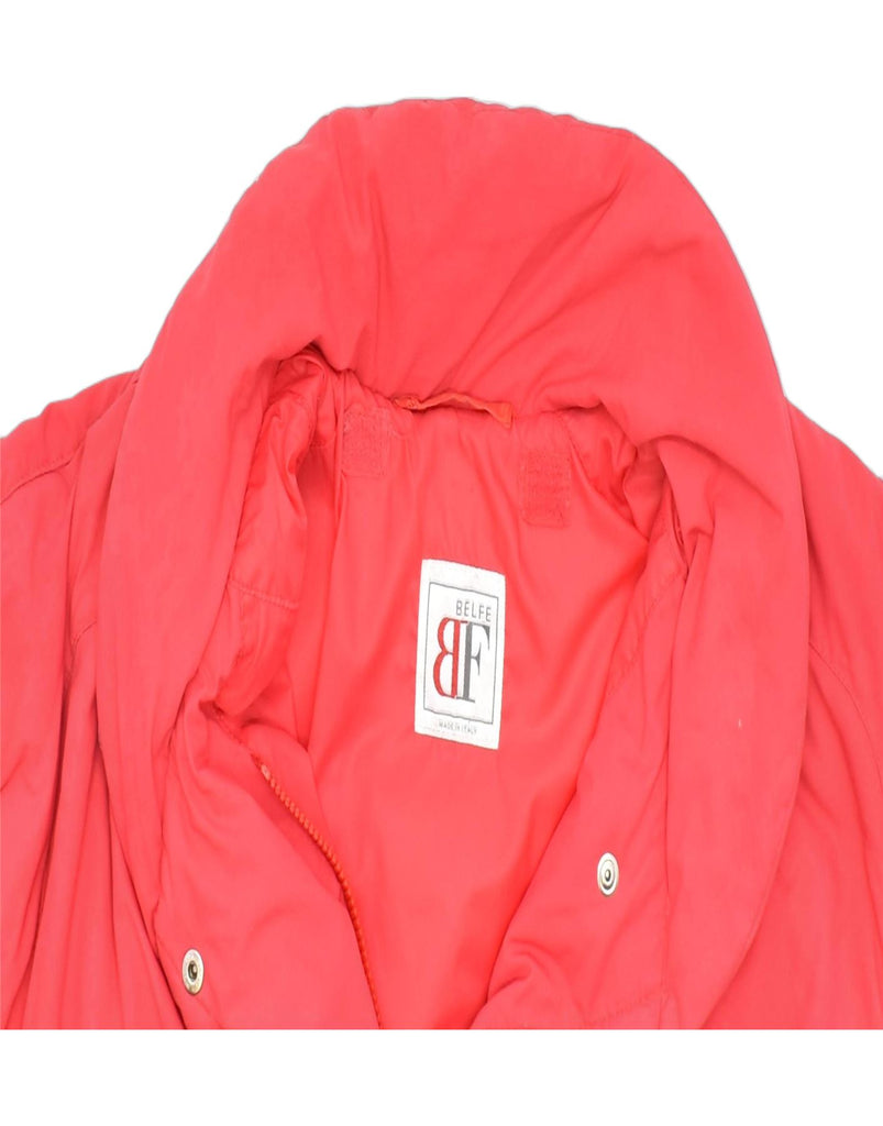 BELFE Womens Padded Jacket UK 18 XL Red Cotton | Vintage | Thrift | Second-Hand | Used Clothing | Messina Hembry 