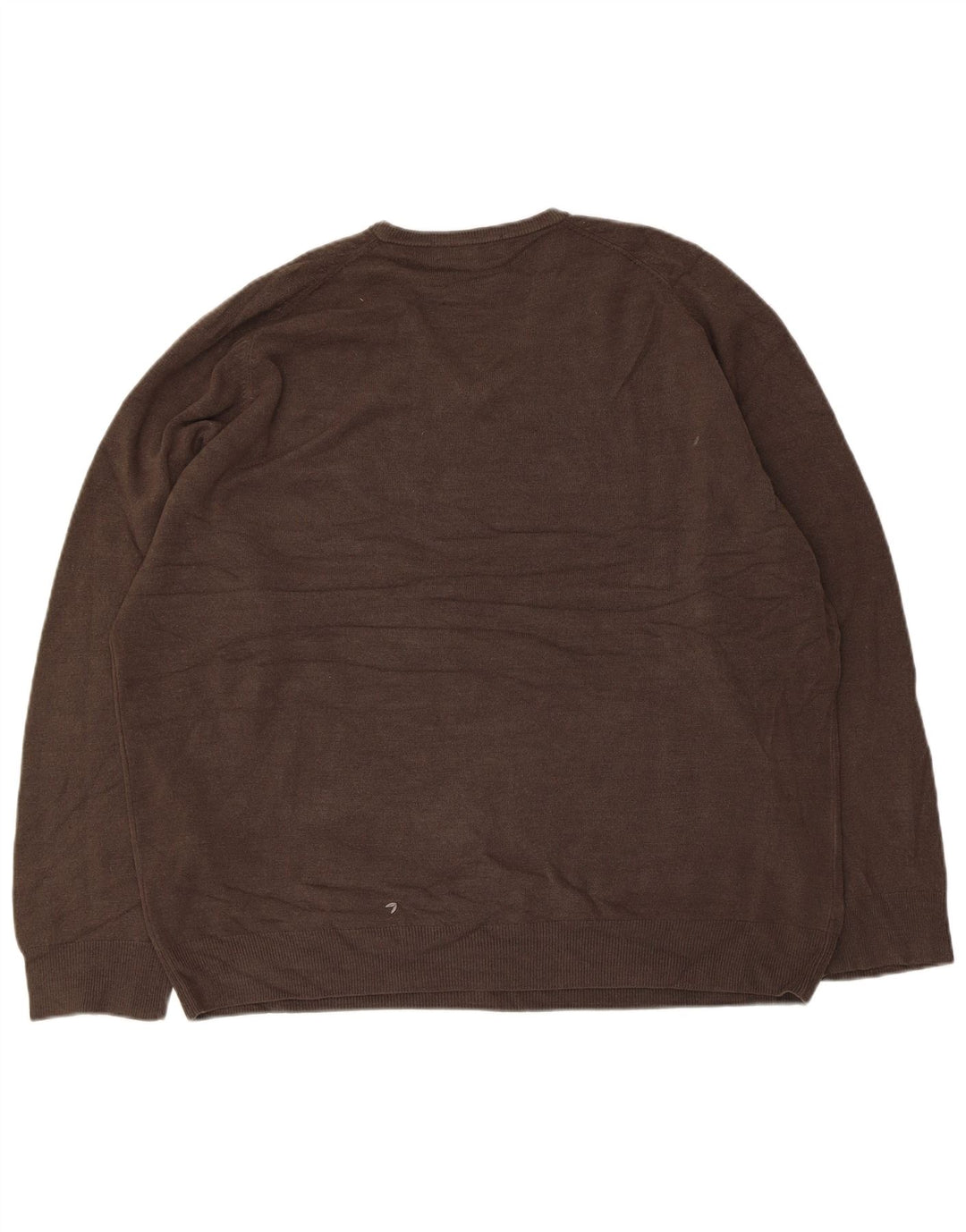 Marks & Spencer Mens V-Neck Jumper Sweater 2XL Grey Acrylic