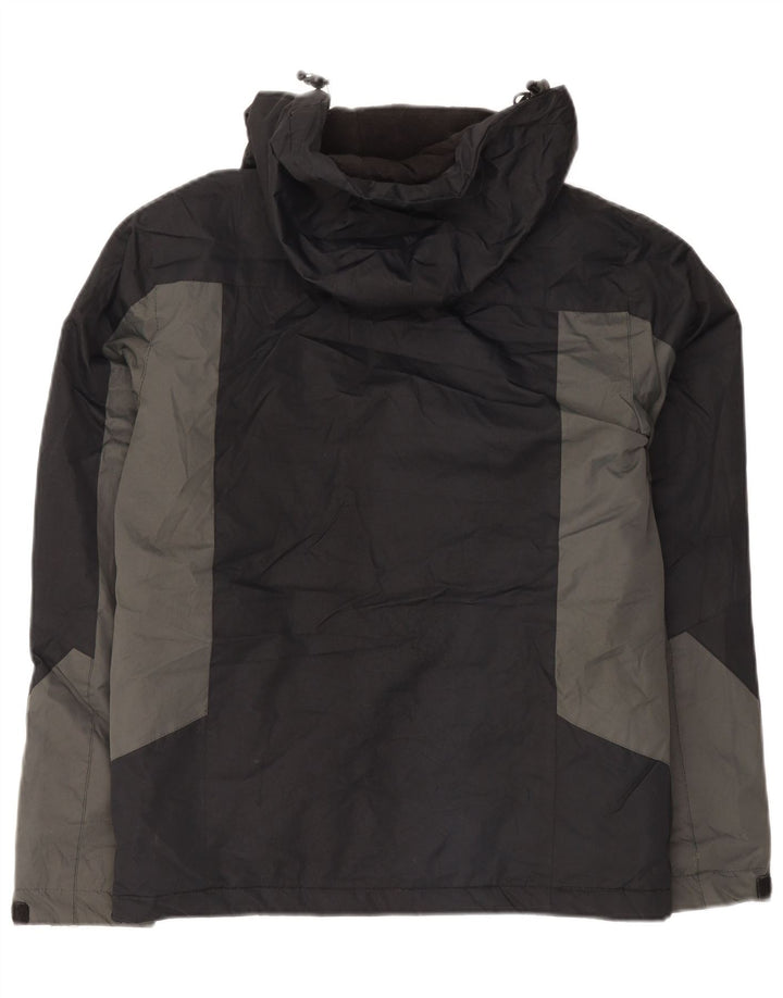 Mountain Warehouse Mens Windbreaker Jacket UK 34 XS Black Colourblock