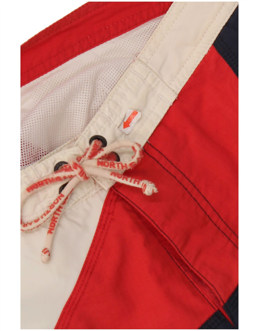 NORTH SAILS Mens Graphic Swimming Shorts Small  Navy Blue Colourblock