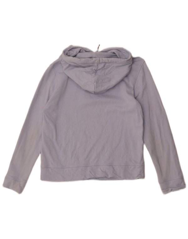 Tommy Hilfiger Womens Oversized Hoodie Jumper UK 6 XS Blue Cotton