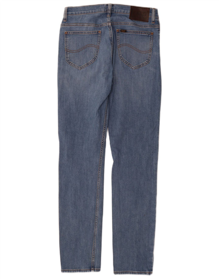 Lee Womens Rider Slim Jeans W30 L32 Blue Cotton