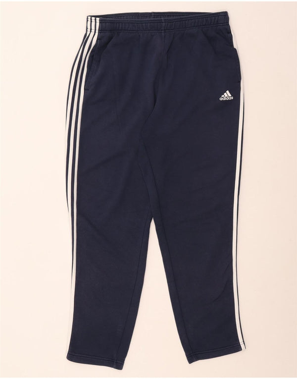 Adidas Mens Tracksuit Trousers XL  Navy Blue Cotton