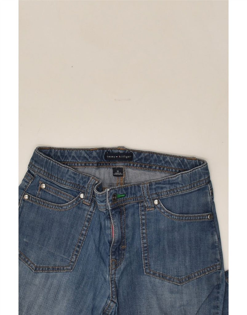 TOMMY HILFIGER Girls Wide Leg Jeans 9-10 Years W24 L20  Blue Cotton | Vintage Tommy Hilfiger | Thrift | Second-Hand Tommy Hilfiger | Used Clothing | Messina Hembry 