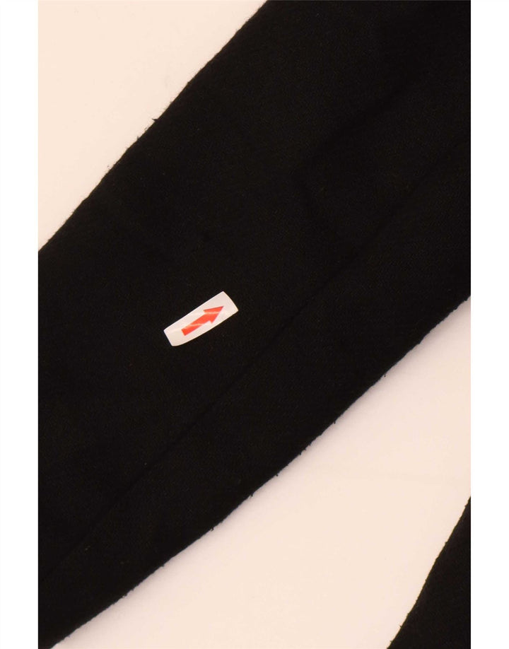 Sandro Ferrone Womens Overcoat UK 12 Medium Black Wool