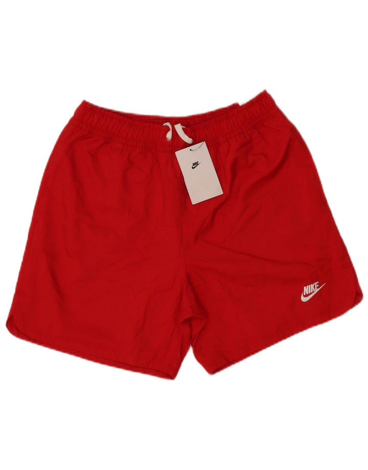 Nike Mens Swimming Shorts Small  Red Polyester