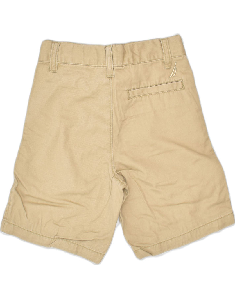 NAUTICA Boys Chino Shorts 4-5 Years W22 Beige Cotton Classic | Vintage | Thrift | Second-Hand | Used Clothing | Messina Hembry 