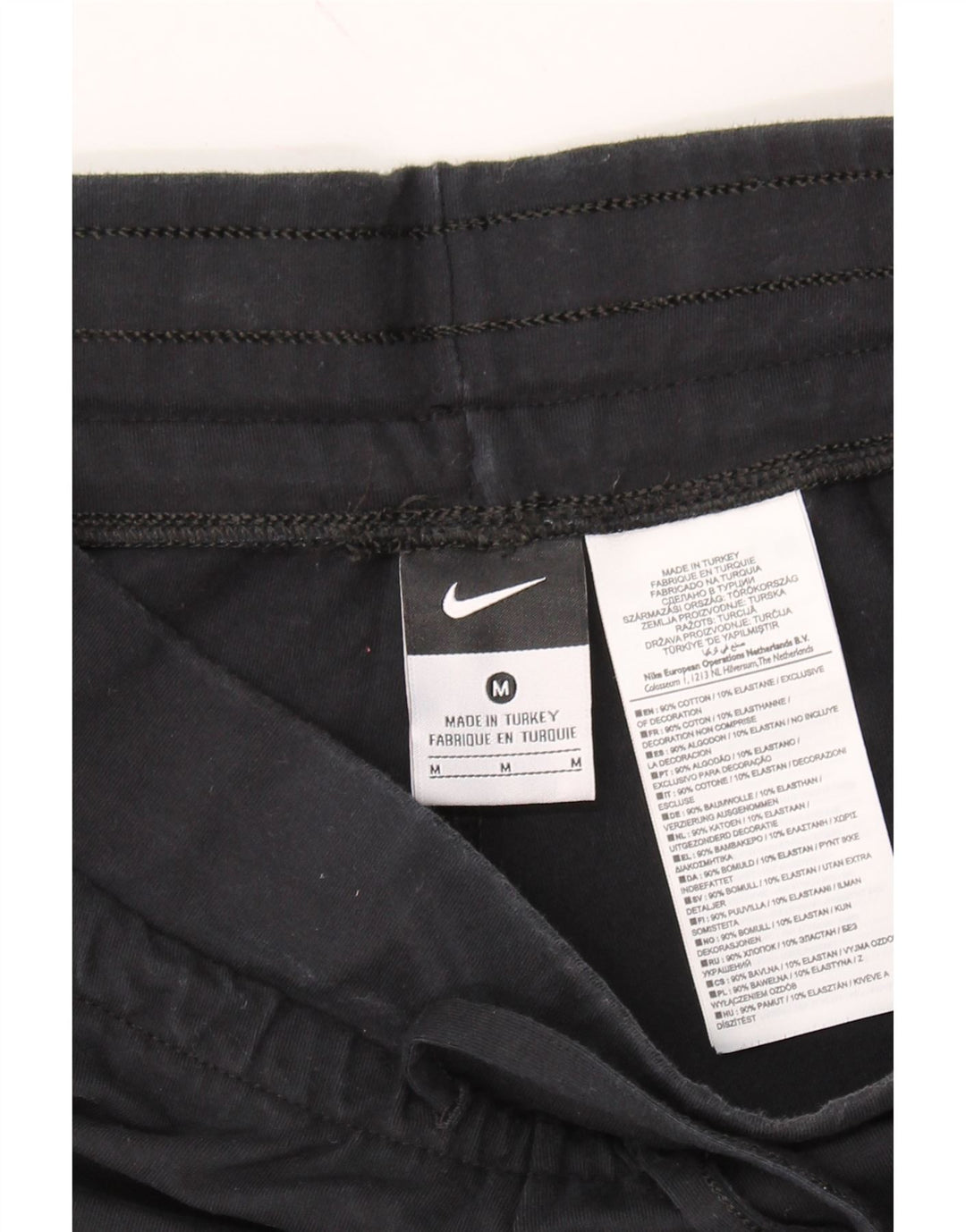 NIKE Womens Sport Shorts UK 12 Medium  Black Cotton Vintage Nike and Second-Hand Nike from Messina Hembry 