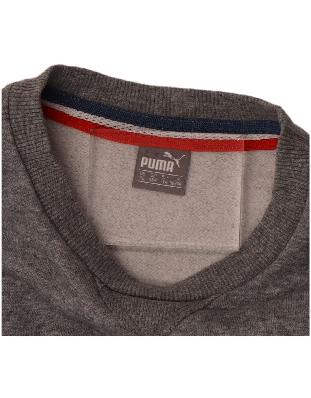 PUMA Boys Graphic Sweatshirt Jumper 13-14 Years Grey