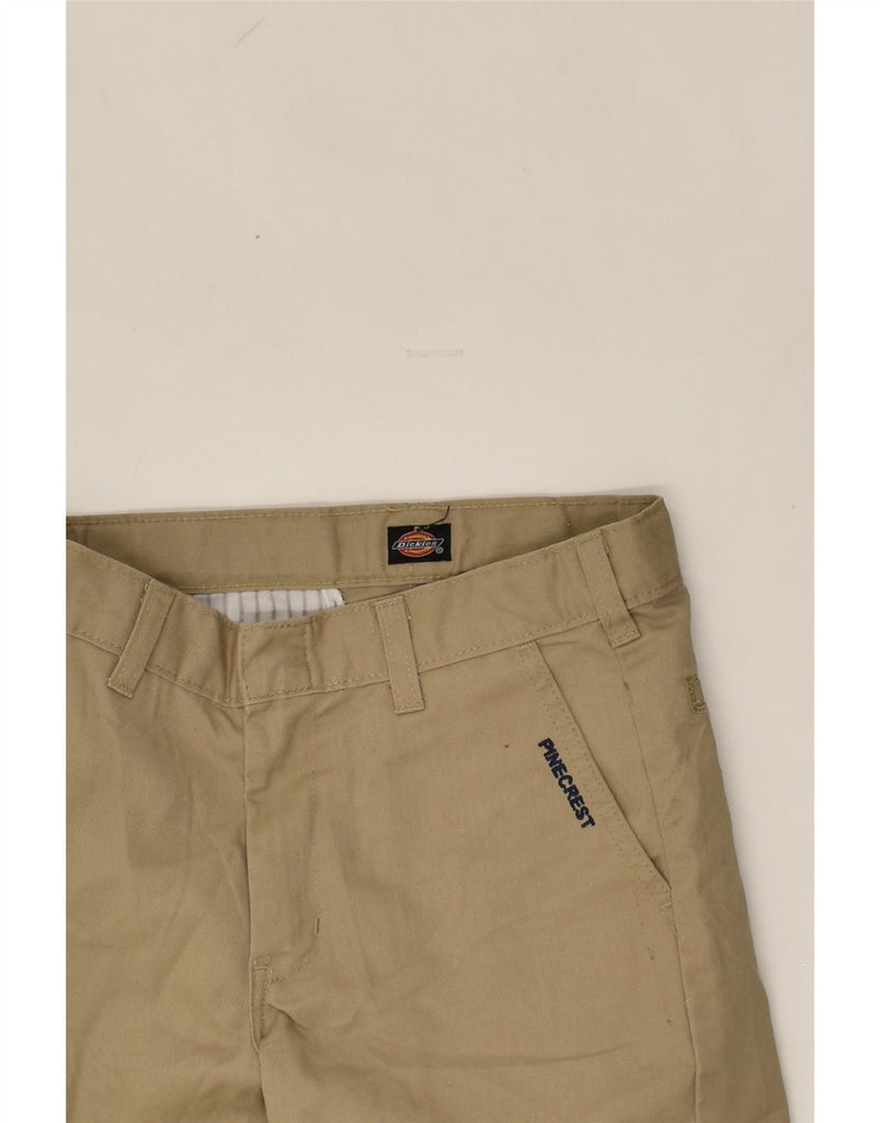 DICKIES Boys Chino Shorts 13-14 Years W26  Beige Polyester | Vintage Dickies | Thrift | Second-Hand Dickies | Used Clothing | Messina Hembry 