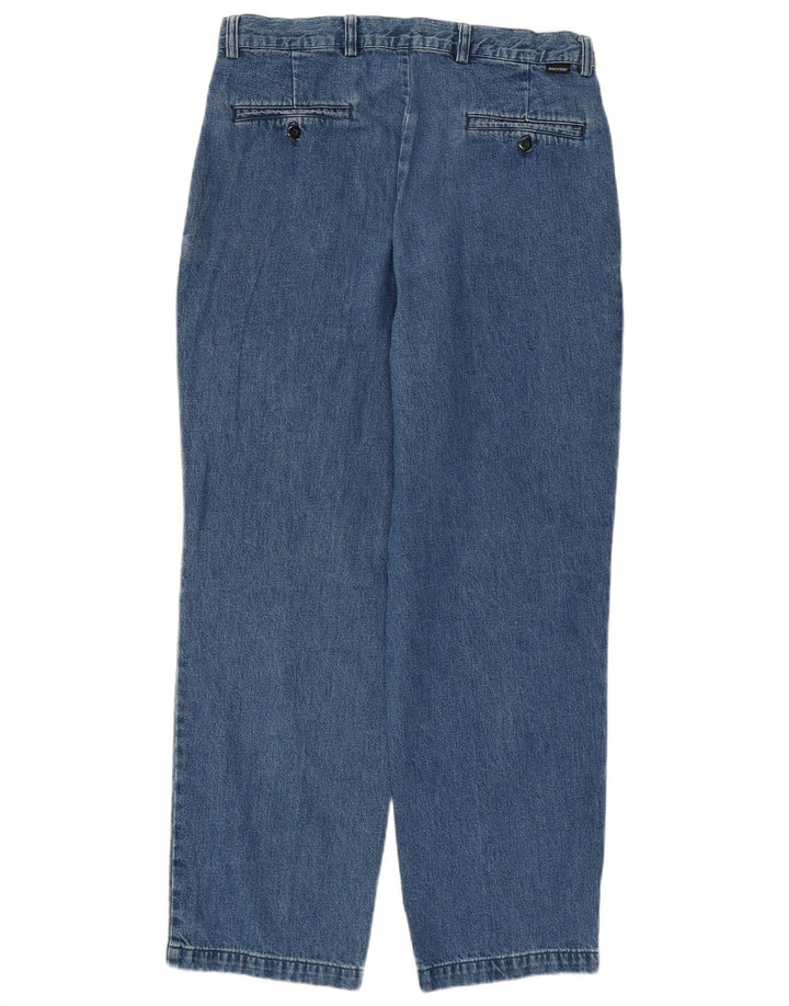 Dockers Womens Classic Fit Straight Jeans W34 L30 Blue Cotton