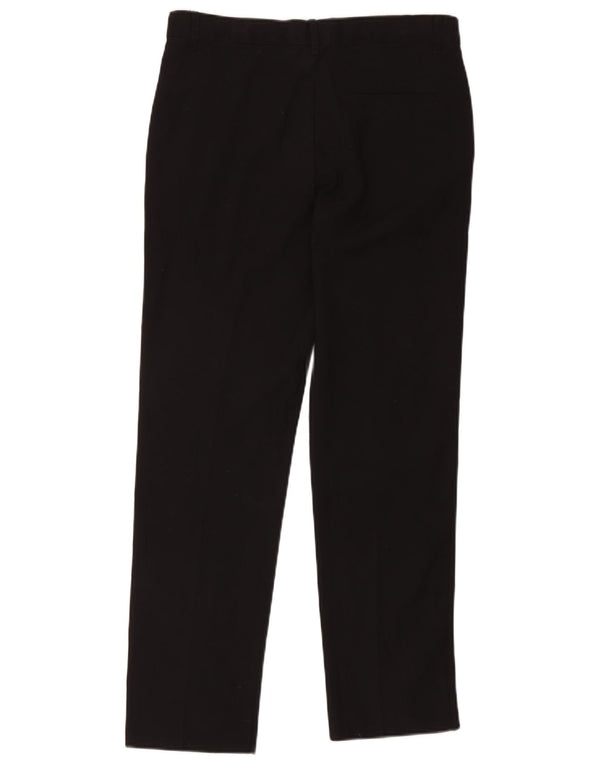 Marks & Spencer Boys Straight Suit Trousers 14-15 Years W34 L28 Black