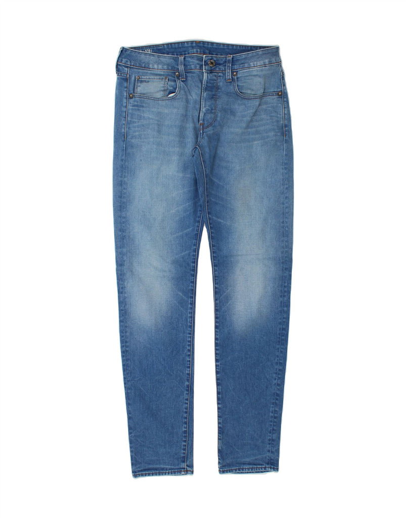 G-STAR Mens 3301 Skinny Jeans W31 L34 Blue Cotton Vintage G-Star and Second-Hand G-Star from Messina Hembry 