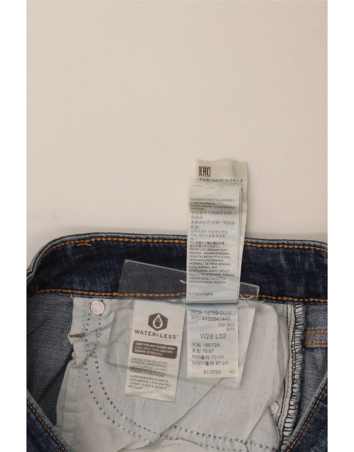 LEVI'S Womens 725 High Rise Bootcut Jeans W28 L32 Blue Cotton