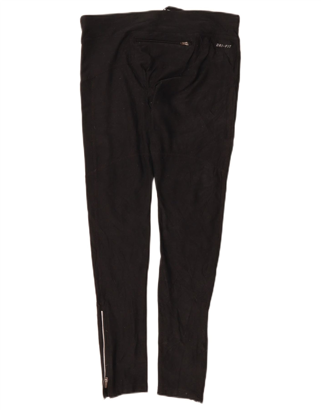 Nike Womens Dri Fit Tracksuit Trousers UK 10 Small  Black Polyester