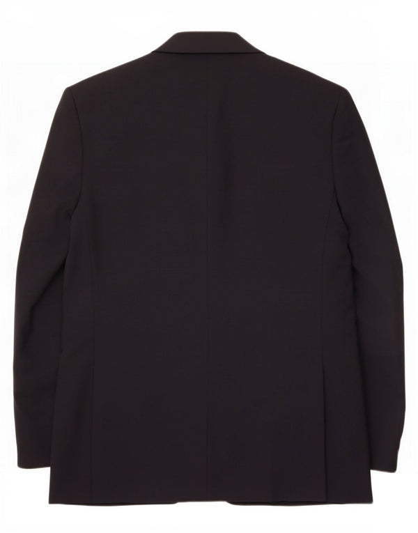 Marks & Spencer Mens 2 Button Blazer Jacket EU 38 Medium Navy Blue New Wool