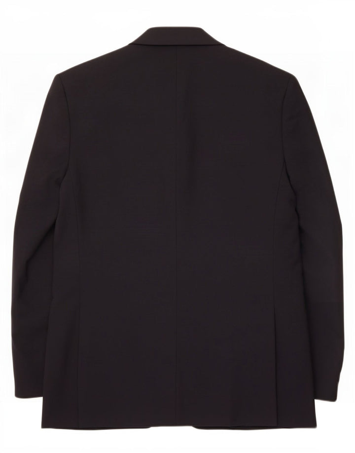 Marks & Spencer Mens 2 Button Blazer Jacket EU 38 Medium Navy Blue New Wool