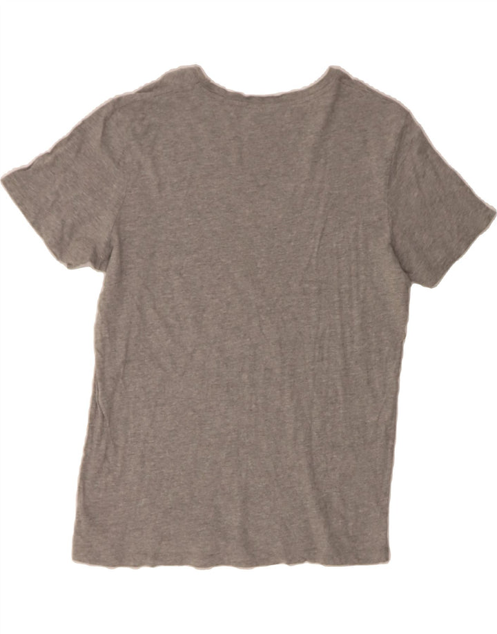 JACK & JONES Mens Graphic T-Shirt Top Medium Grey Vintage Jack & Jones and Second-Hand Jack & Jones from Messina Hembry 